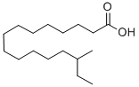 Structure of 14-METHYLHEXADECANOIC ACID