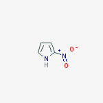 Structure of 1H-pyrrole, 2-nitro-