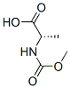 Structure of L-ALANINE,N-(METHOXYCARBONYL)-