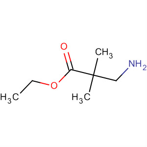 Propanoic acid, 3-amino-2,2-dimethyl-, ethyl ester结构式