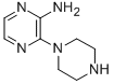 Structure of 2-AMINO-3-PIPERAZIN-1-YLPYRAZINE
