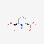 Structure of cis-Piperidine-2,6-dicarboxylic acid dimethyl ester
