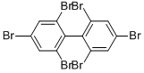 Structure of 2,2,4,4,6,6-HEXABROMOBIPHENYL