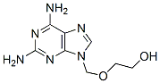 Structure of 2-[(2,6-diaminopurin-9-yl)methoxy]ethanol