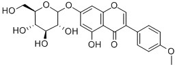 Structure of Biochanin A-beta-D-glucoside