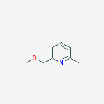 2-(methoxymethyl)-6-methylpyridine结构式