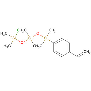 Structure of Trisiloxane, 1-chloro-5-(4-ethenylphenyl)-1,1,3,3,5,5-hexamethyl-