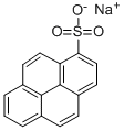 Structure of PYRENE-1-SULFONIC ACID SODIUM SALT
