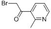 Structure of ETHANONE,2-BROMO-1-(2-METHYL-PYRIDIN-3-YL)-