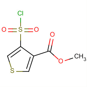 4-(氯磺酰基)噻吩-3-甲酸甲酯结构式