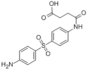 Structure of 4-[[4-[(4-aminophenyl)sulphonyl]phenyl]amino]-4-oxobutyric acid