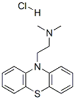 N,N-dimethyl-10H-phenothiazine-10-ethylamine monohydrochloride结构式