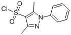 Structure of 3,5-DIMETHYL-1-PHENYL-1H-PYRAZOLE-4-SULFONYL CHLORIDE