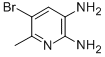2,3-二氯基-5-溴-6-甲基吡啶结构式