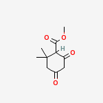 Structure of Methyl 2,2-dimethyl-4,6-dioxocyclohexanecarboxylate