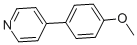 Structure of 4-(4-Methoxyphenyl)pyridine