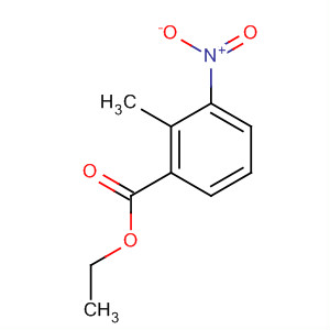 Structure of Benzoic acid, 2-methyl-3-nitro-, ethyl ester
