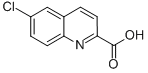 Structure of 6-CHLOROQUINOLINE-2-CARBOXYLIC ACID