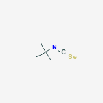 Structure of 2-isoselenocyanato-2-methylpropane