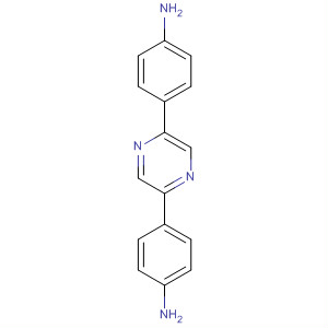 Structure of Benzenamine, 4,4'-(2,5-pyrazinediyl)bis-