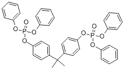 Structure of Bisphenol-A bis(diphenyl phosphate)