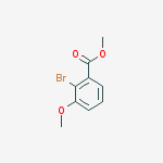 methyl 2-bromo-3-methoxybenzoate结构式