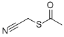 Structure of CYANOMETHYL ETHANETHIOATE