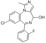 Structure of 4-HYDROXYMIDAZOLAM