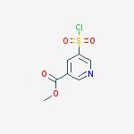 Structure of Methyl 5-(chlorosulfonyl)nicotinate