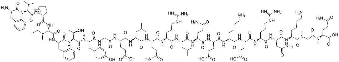 Structure of [LEU13]-MOTILIN PORCINE