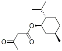 Butanoic acid, 3-oxo-, (1R,2S,5R)-5-methyl-2-(1-methylethyl)cyclohexyl ester结构式