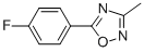 Structure of 5-(4-Fluoro-phenyl)-3-methyl-[1,2,4]oxadiazole