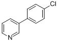 Structure of 3-(4-CHLORO-PHENYL)-PYRIDINE