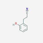 3-(2-hydroxyphenyl)propanenitrile结构式