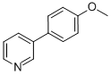 Structure of 3-(4-METHOXYPHENYL)PYRIDINE