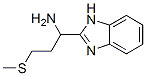 1-(1H-BENZOIMIDAZOL-2-YL)-3-METHYLSULFANYL-PROPYLAMINE结构式