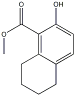 Structure of Methyl 2-hydroxy-5,6,7,8-tetrahydronaphthalene-1-carboxylate, 97%