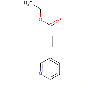 Structure of 2-Propynoic acid, 3-(3-pyridinyl)-, ethyl ester