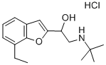 Structure of (+/-)-BUFURALOL HYDROCHLORIDE