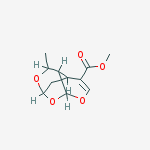 Structure of methyl 8-methyl-5,6,8,8a-tetrahydro-1H,4aH-1,6-epoxypyrano[3,4-c]pyran-4-carboxylate