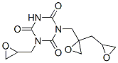 Structure of 3,5-Triazine-2,4,6(1H,3H,5H)-trione, 1,3,5-tris[(2R)-oxiranylmethyl]-, rel-1