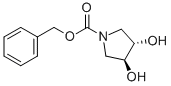Chemical structure of (3S,4S)-N-Cbz-3,4-dihydroxypyrrolidine