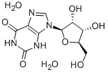Structure of XANTHOSINE DIHYDRATE