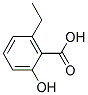 Chemical structure of 2-ethyl-6-hydroxybenzoic acid