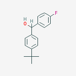 (4-tert-butylphenyl)-(4-fluorophenyl)methanol结构式