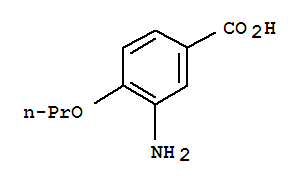 3-Amino-4-propoxybenzoic acid结构式