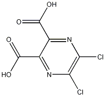 Structure of 5,6-Dichloropyrazine-2,3-dicarboxylicacid