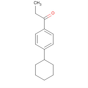 Structure of 1-propanone, 1-(4-cyclohexylphenyl)-