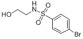 Structure of 4-BROMO-N-(2-HYDROXYETHYL)BENZENESULPHONAMIDE