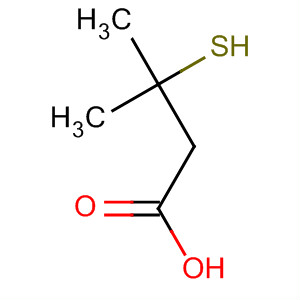 Butanoic acid, 3-mercapto-3-methyl-结构式